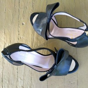 Kate Spade peep toe heels
